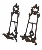 Two brass display cases/frames - Vitrinelijst (2) - Messing, Antiek en Kunst