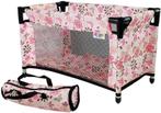 Poppenbed met accessoires - Roze bloemen - 52,5 x 30,5 x..., Ophalen of Verzenden, Nieuw