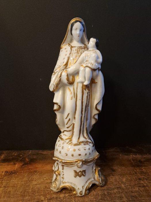 Vieux paris - Beeld, Hoogte 28 Cm Heilig Beeld Circa 1880 in, Antiquités & Art, Art | Art non-occidental