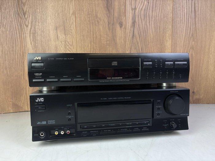 JVC - RX-5060 Receiver + XL-V230 CD Player Stereoset, Audio, Tv en Foto, Radio's