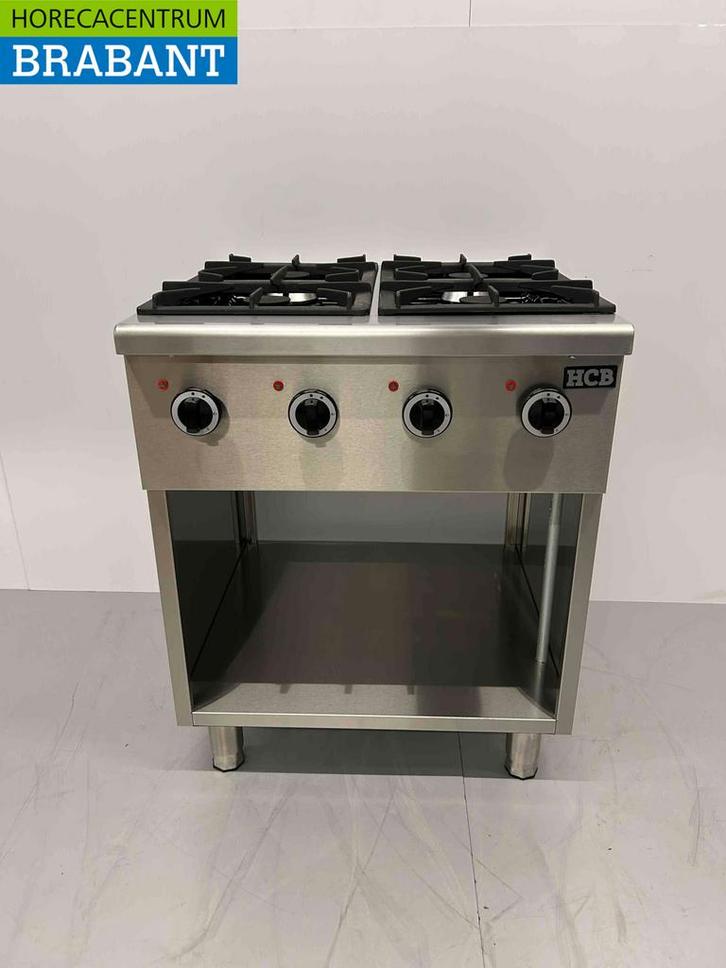 HCB acier inoxydable Cuisinière à gaz 4 brûleurs Série 700, Zakelijke goederen, Horeca | Overige, Verzenden