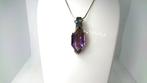 Sans prix de réserve - Pendentif Argent Améthyste - Saphir -