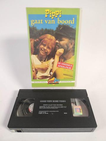Pippi gaat van Boord VHS Kids, Ophalen of Verzenden