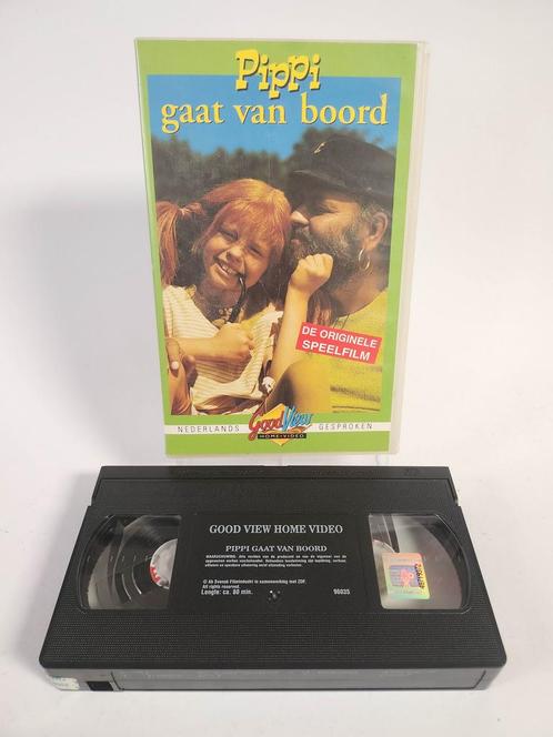 Pippi gaat van Boord VHS Kids, Cd's en Dvd's, VHS | Kinderen en Jeugd, Zo goed als nieuw, Ophalen of Verzenden