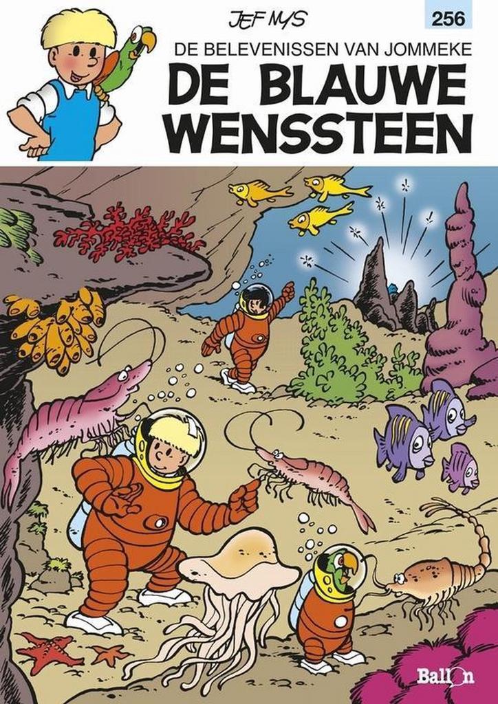 De blauwe wenssteen / Jommeke / 256 9789063348472 Jef Nys, Boeken, Stripverhalen, Zo goed als nieuw, Verzenden