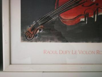 Raoul Dufy - Violin rouge - Années 1980