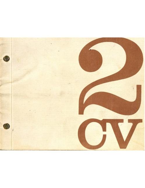 1968 CITROEN 2CV INSTRUCTIEBOEKJE DUITS, Autos : Divers, Modes d'emploi & Notices d'utilisation
