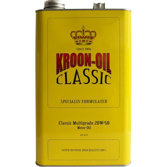 Kroon Oil Classic Multigrade 20W50 5 Liter, Auto diversen, Onderhoudsmiddelen, Ophalen of Verzenden