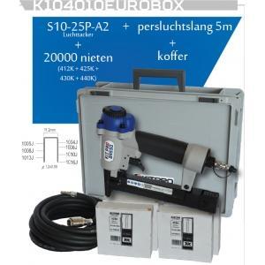 Kitpro basso s10/25p-a2 tacker nietpistool op perslucht voor, Bricolage & Construction, Outillage | Autres Machines