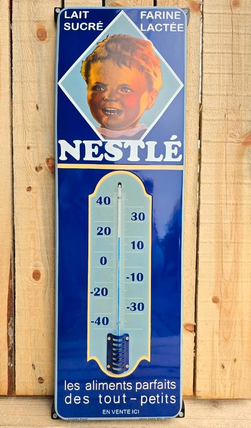 Emaille thermometer Nestlé XL, Verzamelen, Merken en Reclamevoorwerpen, Verzenden