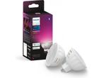 Philips Hue spot - wit en gekleurd licht- 2 pack - MR16, Verzenden, Zo goed als nieuw