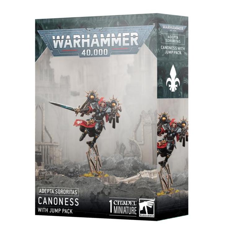 Adepta Sororitas Canoness with jump pack (Warhammer 40.000, Hobby & Loisirs créatifs, Wargaming, Enlèvement ou Envoi