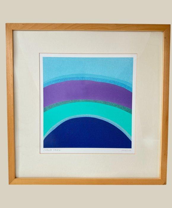 Amaina - Vintage IKEA offset lithos: Cobalt Skies;, Antiek en Kunst, Antiek | Meubels | Stoelen en Sofa's