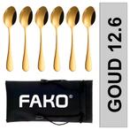 Fako Bijoux® - Theelepel / Koffielepel Classic - 12cm - Goud, Verzenden