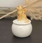 Urne kat beeldje, voor as van uw overleden poes, kitten, kat, Collections, Statues & Figurines