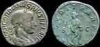 238-244ad Roman Gordian Iii Ae sestertius Securitas stand..., Verzenden