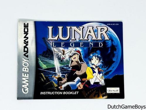 Gameboy Advance / GBA - Lunar Legend - USA - Manual, Games en Spelcomputers, Games | Overige, Gebruikt, Verzenden