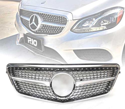 Calandre Pour Mercedes W212 Look Diamond 10-13 Chromé, Auto-onderdelen, Carrosserie, Verzenden