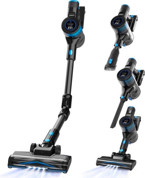 2dekans | Sanovy Turbo Flex X28 Steelstofzuiger Draadloos -, Elektronische apparatuur, Stofzuigers, Ophalen of Verzenden
