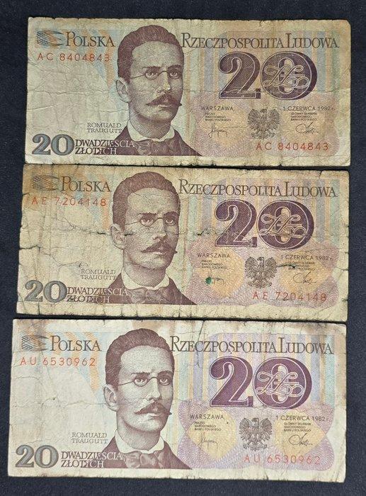 Polen. - 110 banknotes - various dates (Zonder Minimumprijs), Postzegels en Munten, Bankbiljetten | Europa | Niet-Eurobiljetten