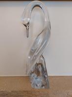 Daum - Beeldje, Héron - 38 cm - Kristal - 1997, Antiek en Kunst