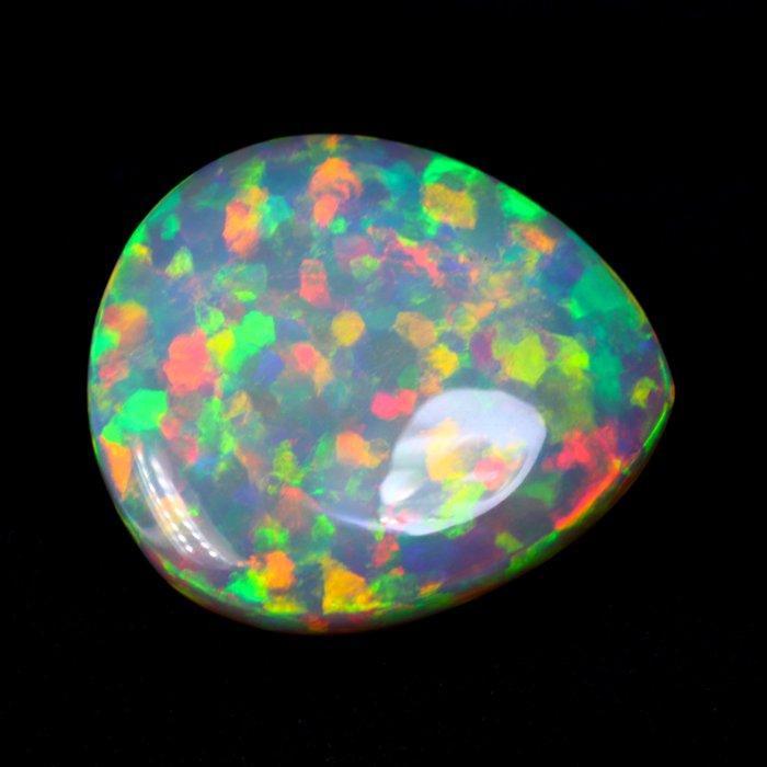 Grijs Opaal - 39.07 ct - Gemological Institute of America, Handtassen en Accessoires, Edelstenen