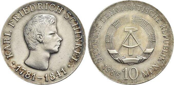 10 Mark 1966 A duitse Demokratische Republik, Postzegels en Munten, Munten | Europa | Niet-Euromunten, België, Verzenden