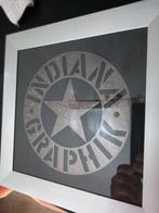 Robert Indiana (after) - INDIANA GRAPHICS  embossed silver