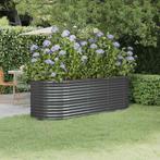 vidaXL Plantenbak 224x80x68 cm gepoedercoat staal, Verzenden, Nieuw