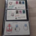 België 1952/1964 - Davo album met FDCs - OBC, Gestempeld