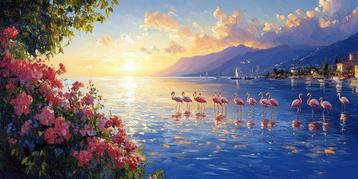 Iconica - Flamingo Sunset · XXL