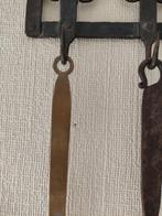 Rek (5) - Smeedijzer, Koper - Keukenrek met keukengerei, Antiek en Kunst