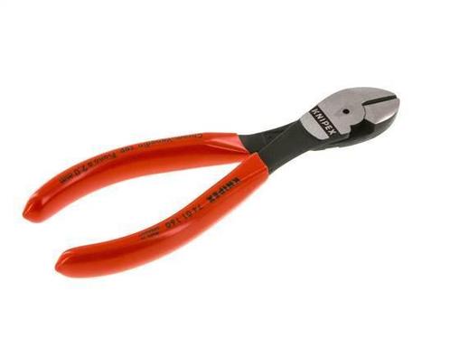 Knipex Krachtzijkniptang 160mm Kunststof Handgrepen, Doe-het-zelf en Bouw, Gereedschap | Handgereedschap, Verzenden