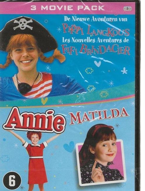 Pipi Langkous - Annie - Mathilda (3dvd) op DVD, Cd's en Dvd's, Dvd's | Overige Dvd's, Nieuw in verpakking, Verzenden