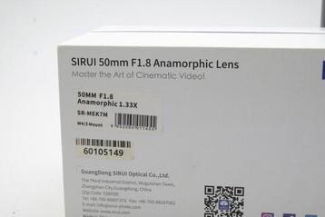 Sirui 50mm f1,8 50/1,8 1,33x sr mek7m anamorphic MFT / M4/3 beschikbaar voor biedingen