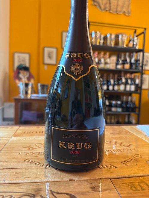 2000 Krug, Vintage - Champagne Brut - 1 Bouteille (0,75 l), Verzamelen, Wijnen
