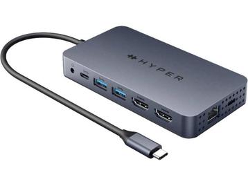 Targus HDM1HBUGL - USB-C Hub - 10-in-1 met Dual 4K HDMI -, Verzenden