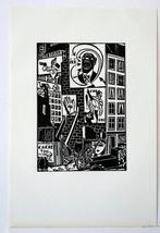 Frans Masereel (1889-1972) - Die Stadt (4), Antiek en Kunst