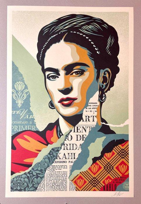 Shepard Fairey (OBEY) - The Woman Who Defeated Pain: Frida, Antiek en Kunst, Kunst | Designobjecten