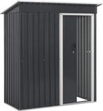 Tweedekans | Metalen tuinhuis S - Antraciet - Incl., Tuin en Terras, Tuinhuizen, Ophalen of Verzenden, Nieuw