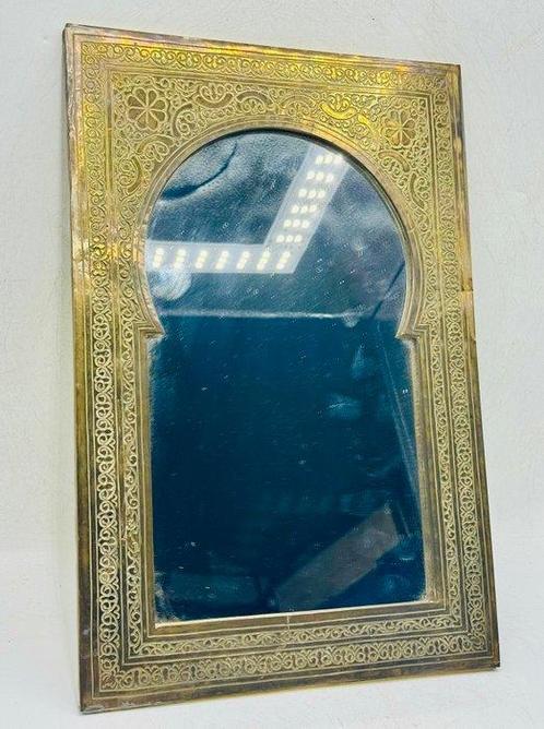 Spiegel- Arabische Boog - Messing, Antiek en Kunst, Curiosa en Brocante