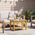 vidaXL Bijzettafel Olie Natuurlijk 70 x 40 x 45 cm Massief, Verzenden