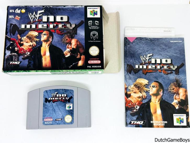 Nintendo 64 / N64 - WWF - No Mercy - EUR, Games en Spelcomputers, Games | Nintendo 64, Gebruikt, Verzenden