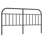 Hoofdbord 180cm Zwart Metaal | Retour Deal | -40%, Huis en Inrichting, Verzenden, Zwart, 180 cm, Metaal