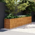 vidaXL Plantenbak verhoogd 385x50x69 cm cortenstaal, Tuin en Terras, Verzenden, Nieuw