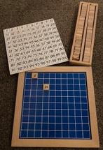 Honderd bord met houten getallen (zie foto), Nieuw, Verzenden