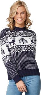 2dekans | Dressforfun Kersttrui Winterwonderland blauw-wit, Diversen, Kerst, Ophalen of Verzenden, Nieuw