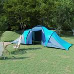 vidaXL Tent 6-persoons blauw en lichtblauw, Caravans en Kamperen, Tenten, Verzenden, Nieuw