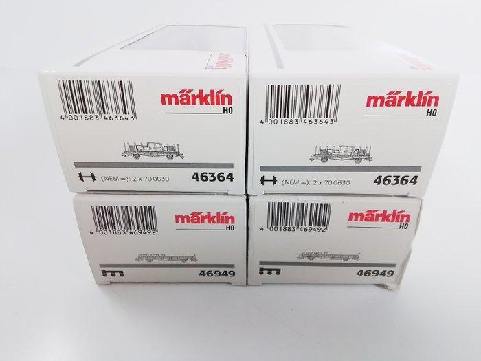 Märklin H0 - 46364/46949 - Modeltrein goederenwagon (4) -, Hobby en Vrije tijd, Modeltreinen | H0