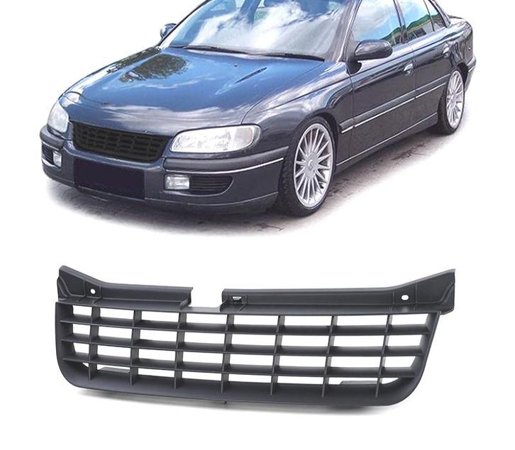 Calandre Nid DAbeille Sans Logo Omega B 94-99 Noir, Auto-onderdelen, Carrosserie, Verzenden